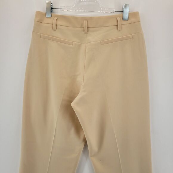 Dorothee Schumacher Pleated Pants Women Large (4) Neutral Beige Wool Blend - Picture 4 of 12